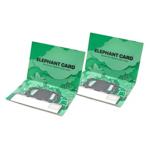 ELEPHANT CARD iPhone 連係カメラマウント for MacBook（グレー）2枚セット