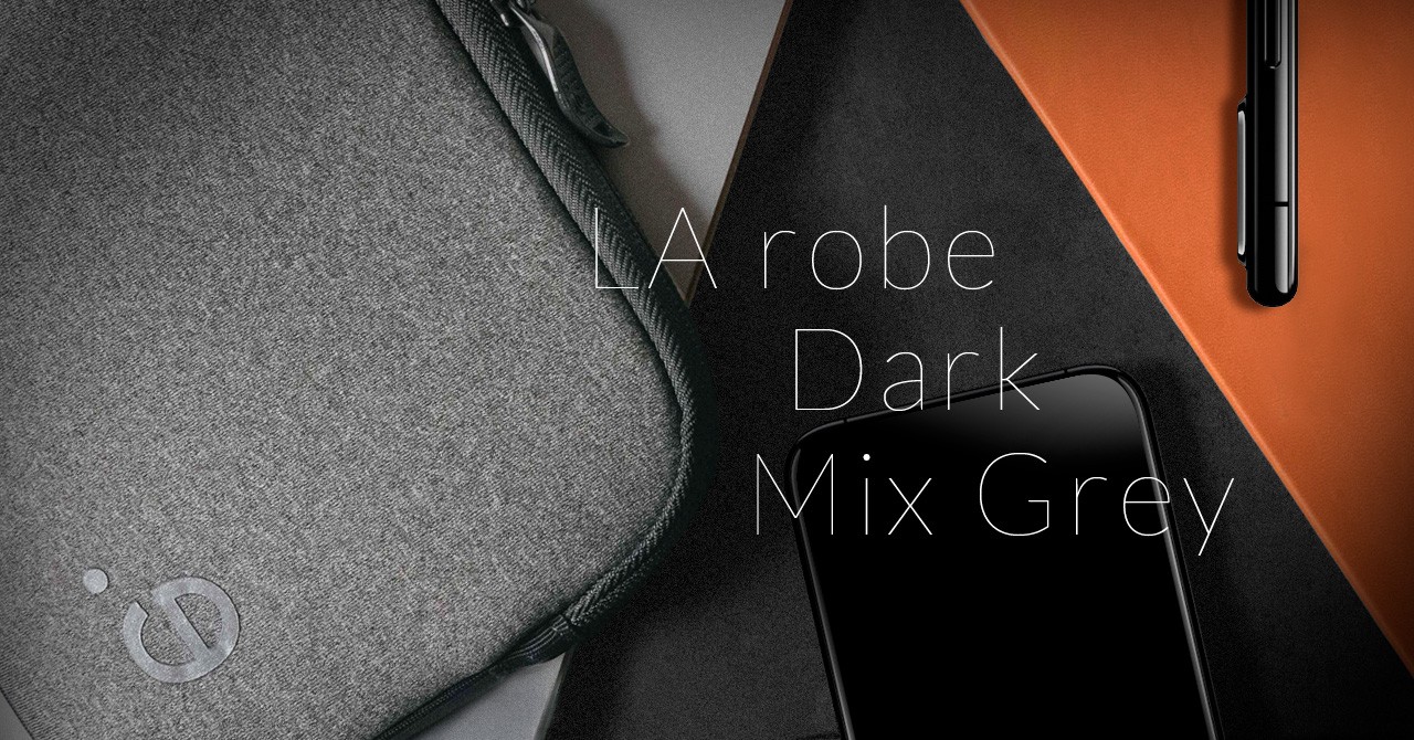 be.ez LA robe Dark Mix-Grey